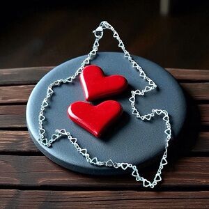 🆕 Heart Stainless Steel Necklace